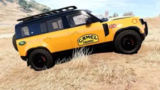 BeamNG Drive - Land Rover Defender on the West Coast USA