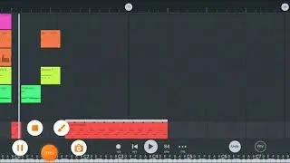 Multi synth patterns using Fl studio mobile