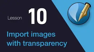 10) Import images with transparency in Scribus