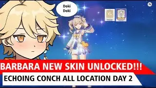 Echoing Tales Event Day 2 | All Conch Locations Act 2 (28/32) - Genshin Impact