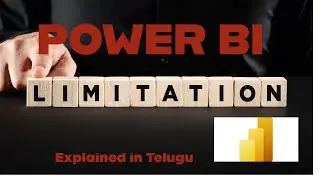 Power BI Limitations EXPOSED! Explained in Telugu