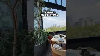 Terraza Altanera  ubicada en La Roma #cdmx #restaurante #comidamexicana