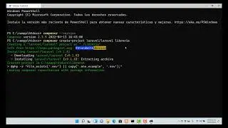 Laravel 9 - Parte 3 - Creación de proyecto de Laravel con Composer