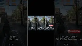 1080p native vs 1080p Dlss vs 1440p DLDSR with DLSS | Image quality and performance comparison