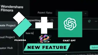 How to use CHAT GPT AI in Filmora 12 | New AI feature in Filmora 12 