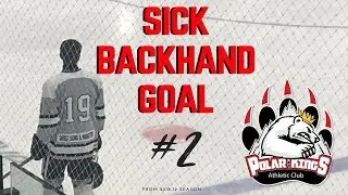 We got another sick backhand goal....AGAIN!