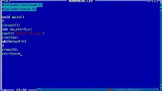 Write a program reverse the number in c++