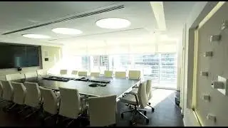 גלילות הצללה חשמליות לחדרי ישיבות מבית לה קורטינס