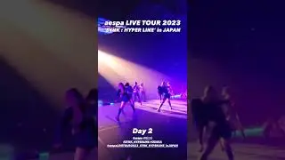 16.03.2023 aespa Insta Story update ~ 'SYNK HYPERLINE in OSAKA - Day 2'