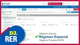 DECLARACIÓN MENSUAL (IGV-RENTA) REGIMEN ESPECIAL - SUNAT 2021 | PASO A PASO