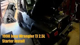 1998 Jeep Wrangler TJ  2.5L Starter Easy Install