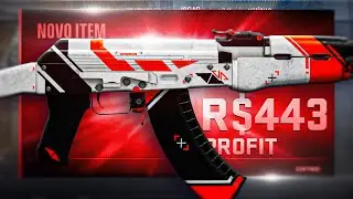 esse INSCRITO lucrou!! Roletinha colocou uma SKIN de R$443,00 no seu inventário