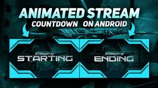 HOW TO MAKE STREAM STARTING SOON OVERLAY | STREAM STARTING SOON TUTORIAL ON ANDROID