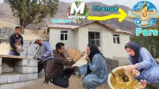 Nomadic Wonders: Building a Field Kitchen and Halimah's Rice Noodles!#Mehlave➡️#Pars