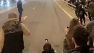 В Новой Москве стритрейсеры прошлой ночью устроили гонки