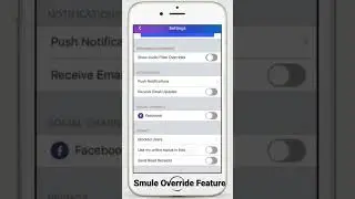 Smule: Override Sound FX Feature