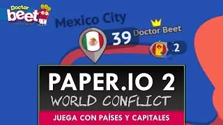 PAPER.IO 2 WORLD CONFLICT | juega con países y capitales del mundo