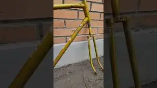 Восстановление старого велосипеда - покраска рамы