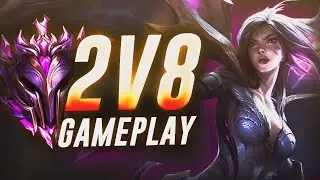 GentleCarry - 2VS8 Kaisa Game With My Most Hated Support In The Game