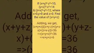 Find the value of x+y+z