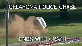 Oklahoma Police Chase Ends With Crash