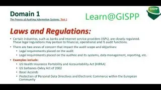 CISA Domain 1 |  Information System Auditing Process (Part 1) | Learn CISA
