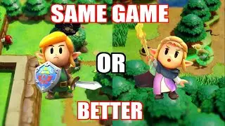 Zelda Echoes of Wisdom vs Link's Awakening graphics comparison