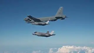 IDF F-35i “Adir” Aircraft Accompany American B-52 Bombers Through Israel’s Skies