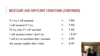 Lecture 3 Necessary and Sufficient Conditions