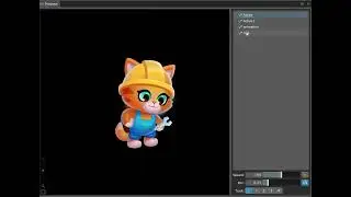 CatKid. Spine animation
