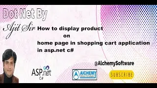 How to display product on home page in shopping cart application in asp.net c#