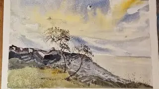 Using different #techniques in #watercolor!