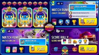 Score Market Score Rally 3375p/ 25 players Rumble Mutation Lab/ 10 players Rumble Crazy Columns