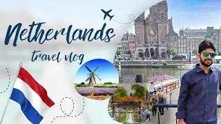 Netherlands🇳🇱 tour from Belgium🇧🇪 || Amsterdam Central in Netherlands