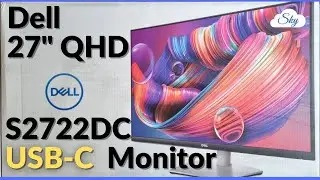 Dell 27-inch USB-C Monitor S2722DC - Perfect match for laptop and Samsung DEX