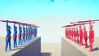 10x RAPID RANGED UNIT vs ITSELF Part 1 | TABS - Totally Accurate Battle Simulator