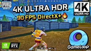 ULTRA HDR + DirectX+ 🔥 90 FPS PUBG MOBILE 2.8 EMULATOR PC GAMELOOP 32 Bit (2023)