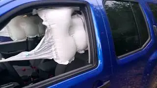 NISSAN XTERRA AIRBAG BLOWS