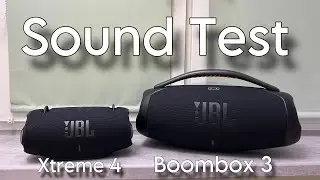 JBL Xtreme 4 vs JBL Boombox 3 | Sound Test | Smaller brother of Boombox?