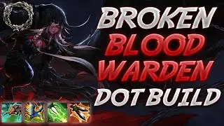 BROKEN Warden PvP Build - Necrom 🩸 BLEED DAMAGE BUILD 🩸 ESO Warden Build
