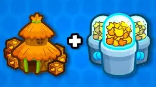 Прокачка на фарм! Обезьянья деревня + Банановая ферма в Bloons TD 6! BTD6 гайд! Блунс ТД (БТД, BTD)!