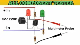 Make all Component Tester Using BC547 ! Make a Universal any Component Tester!