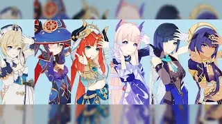 Hydro Girls 💧 - I'm Your Treasure Box【MMD Genshin Impact】