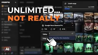 Freepik Credit Usage Guide — What’s Actually “Unlimited”?