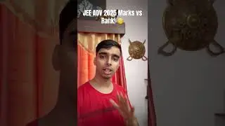 JEE ADVANCED 2025 Marks vs Rank 🧐 JEE Advanced 2025 Cutoff 
