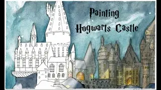 Harry Potter⚡Watercolor | Hogwarts Castle🎨🪄