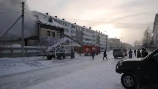 В Советском горит «Гастроном»