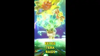 Eevee Tera Raid Battles in Pokémon Scarlet and Violet!