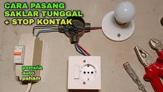 How to Install a Single Switch + Socket