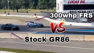 2022 GR86 vs 300whp FRS